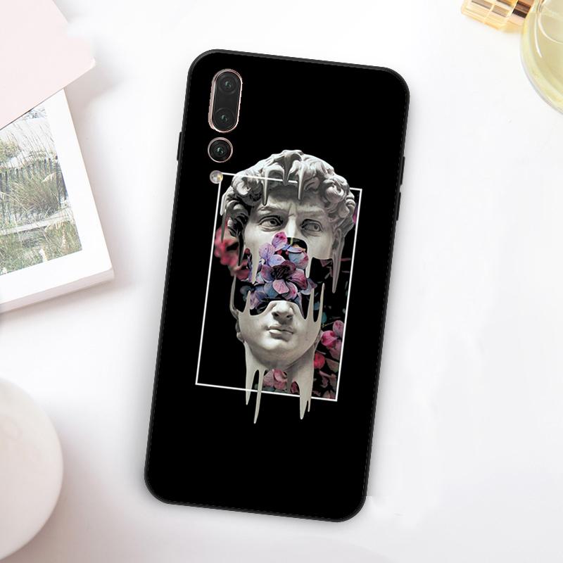 Греческая эстетика Гипсовая статуя искусство Для Huawei Nova 5T 9 10 SE 7i 8i 11i 12i Y73 Y90 Y70 Y72 Y61 Y91 Y60 P20 P40 P30 Lite Чехол