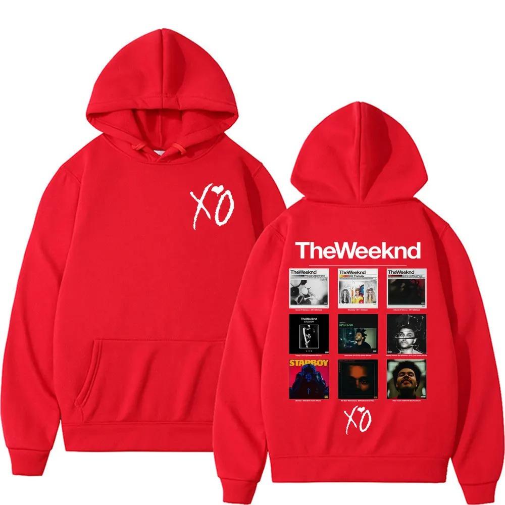 Rapper The Weeknd Album Cover Graphic Hoodies Men Women Pop Music Sweatshirt Bodywarmer Comfort Hoodie Pullovers Tracksuit Female Male Clothing