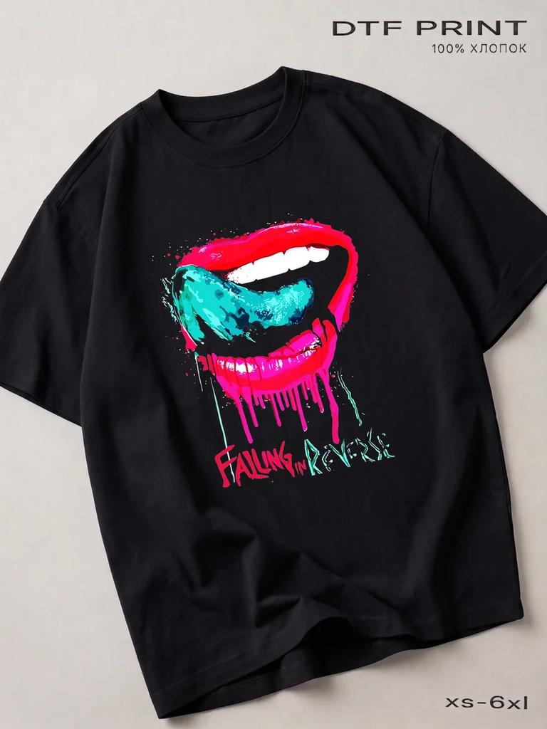 Black T-shirt Falling In Reverse (FIR), Metal Back in