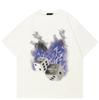 Streetwear Dice Graphic T-Shirt Cotton Tshirt Unisex Tops Tees Summer Short Sleeves T Shirt