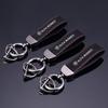 FKZLV1 2026 Hot Sticker High-end Leather Car Logo Key Chain Keyring Accessories For Alfa Romeo 4C 159 166 Spider Giulia 156 147 8C GT 2
