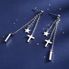 Lindon Copper Alloy Zircon Earrings Drop Earrings For Women Wedding Party Gifts
