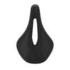 155mm Widen Carbon Fiber Leather Bicycle Saddle Cushion Hollow Cycling Road Bike CushionBlack