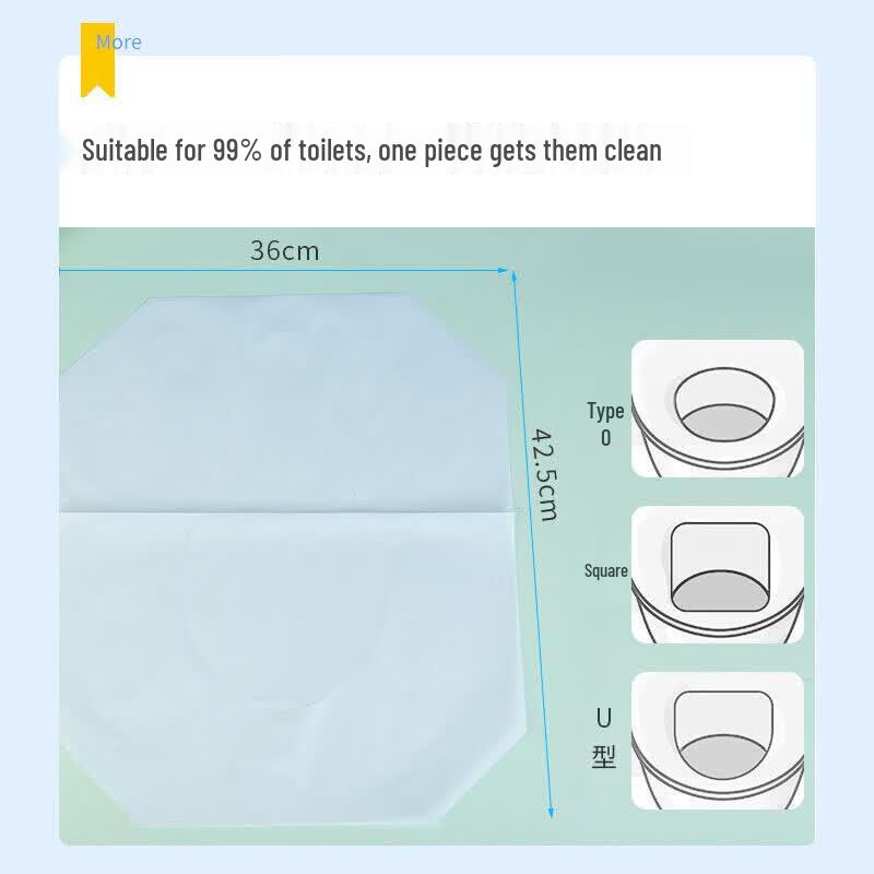 HUIERDE Disposable Water-Soluble Maternity Toilet Seat Covers