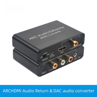 Возврат звука HDMI ARC и ЦАП-конвертер с оптическим, SPDIF, коаксиальным и 3,5-мм разъемами