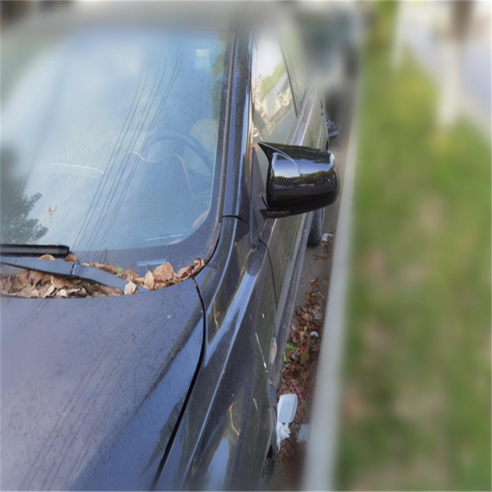 Для 08-12 Mitsubishi Lancer Накладка на зеркало заднего вида боковое Зеркало Крышка Стиль Углеродное волокно US