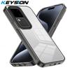 KEYSION Прозрачный чехол для VIVO V30 Pro 5G V30 Мягкий ТПУ+ПК Нескользящий HD Прозрачный Ударопрочный Задняя крышка для телефона для VIVO V30 5G