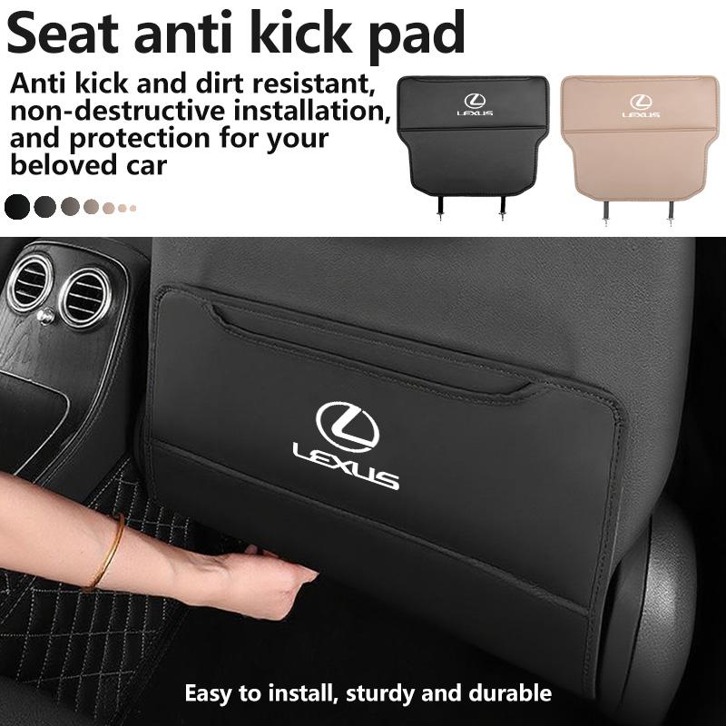 GEFF2 For Lexus Car Leather Seat Anti Kick Pad Dirt Resistant Seat Backrest Mat RX350 IS250 CT200h ES250 ES300h NX300h IS200 GS300