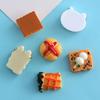 Симуляторы еды, подвески и аксессуары для DIY из смолы: Торт, Хлеб, Чехол для телефона, Заколки для волос, Магниты на холодильник, Наклейки.