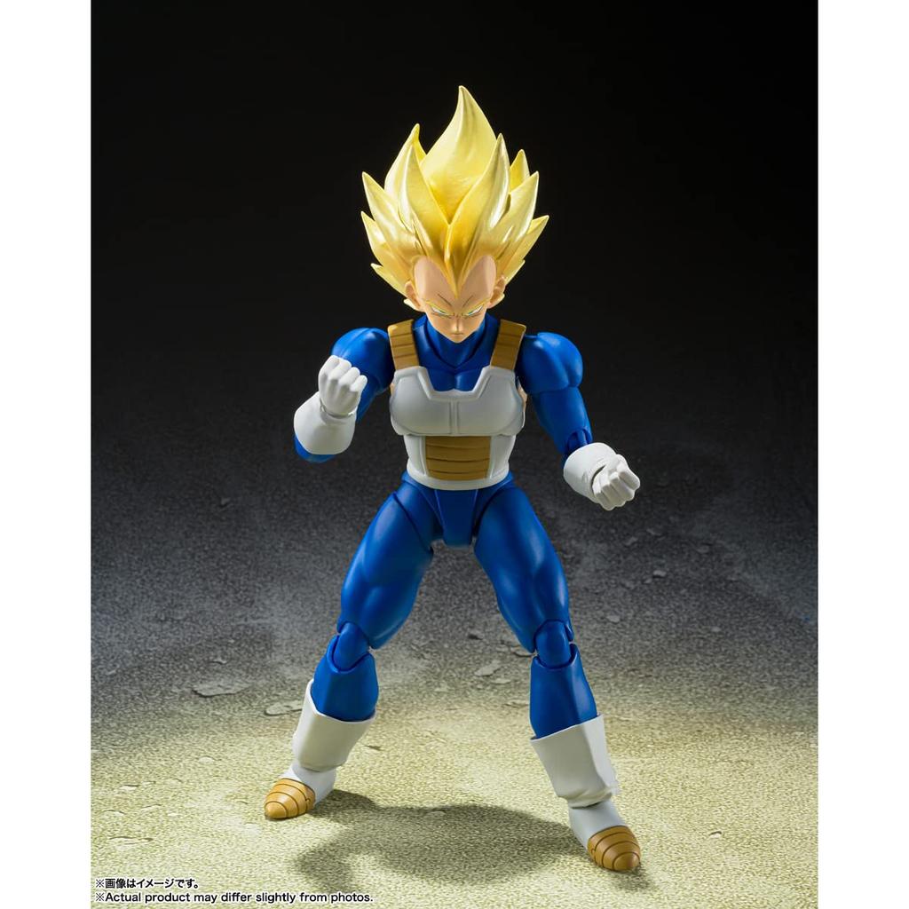 TAMASHII NATIONS С.Х.. Figuarts Dragon Ball Z Супер Сайян Вегета - Пробуждение Сайянской Крови 135мм ПВХ и АБС Экшн-Фигурка
