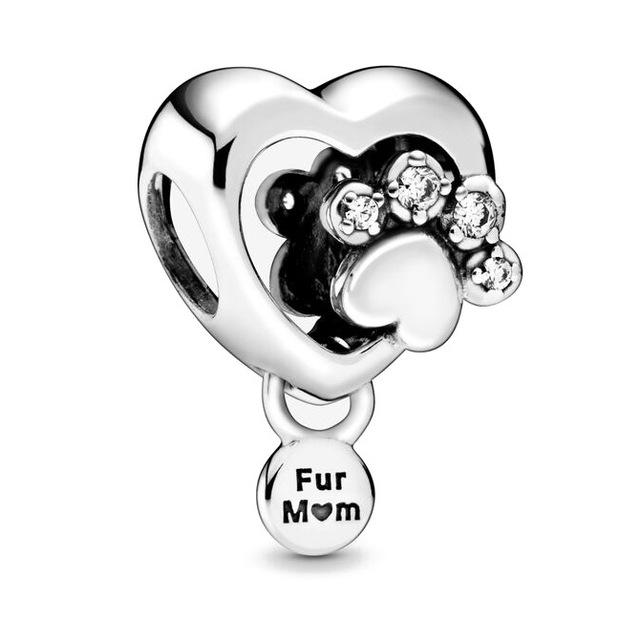925 Sterling Silver Metal Beads Sister Pendant Family Flower Charm Fit Original Charms Silver 925 Bracelet Genuine Gifts