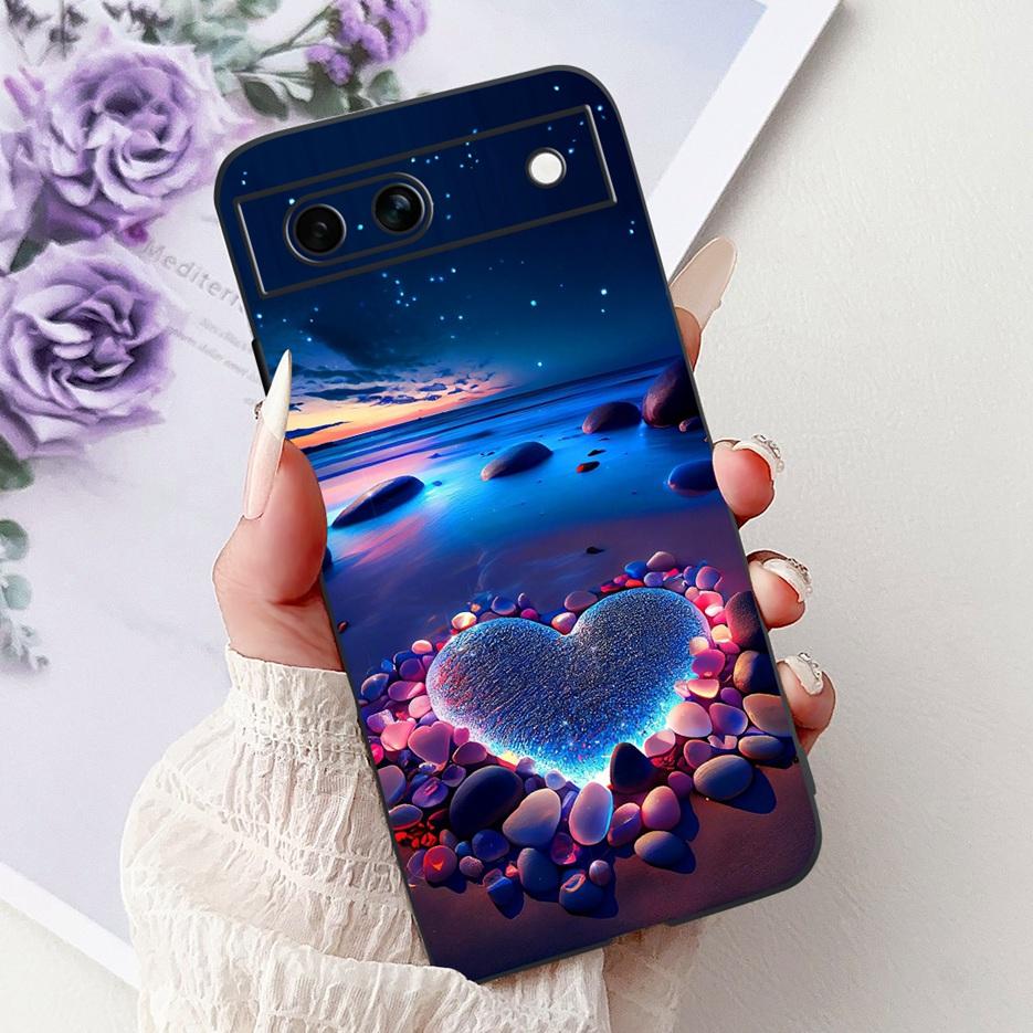 Чехол для Google Pixel 8A Крутой Дизайн Узор Покрытие Ударопрочный Мягкий ТПУ Чехол для Телефона Для Google Pixel 8 Pro Pixel8 A Pixel8A Fundas