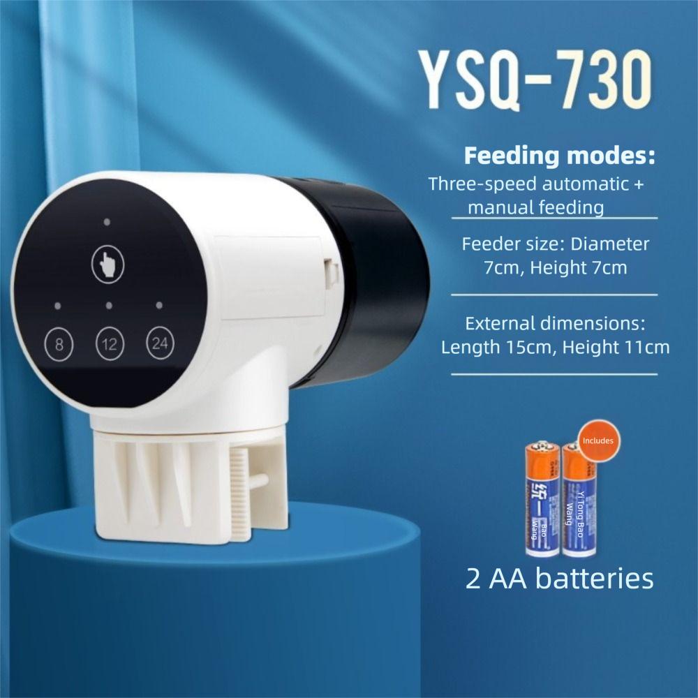 200 мл Большая емкость Таймер кормления питомцев Автоматическая кормушка для рыб Черепаха Петушок Кои