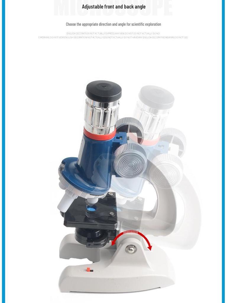 1200x Microscope Set for Kids - Portable Science Experiment Kit for Elementary Students