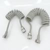 1.5M 2M Flexible Spring Shower Hose Water Tube Plumbing Toilet Bidet Sprayer Telephone Grey Plumbing for Bathroom Accessories