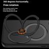Чехол для iPhone 16 Pro, совместимый с MagSafe, ПК+ТПУ, вращающаяся подставка, чехол для телефона