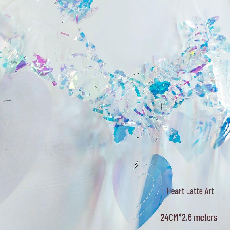 Iridescent Snowflake Honeycomb Ball Ornament - Colorful Christmas & Spring Decoration Prop