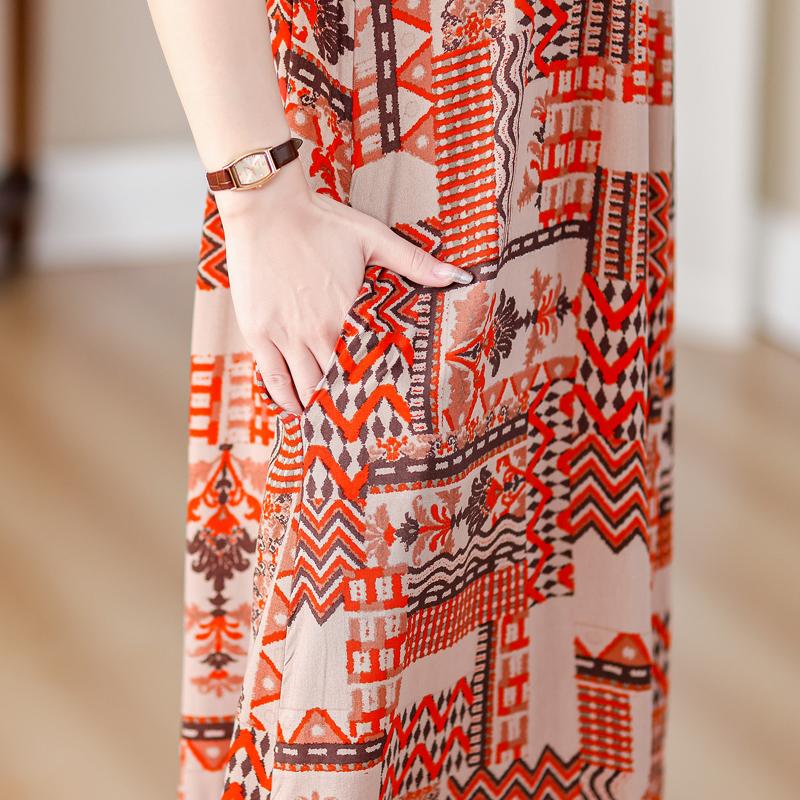 Летнее винтажное платье больших размеров, женские свободные повседневные элегантные длинные платья без рукавов большого размера
