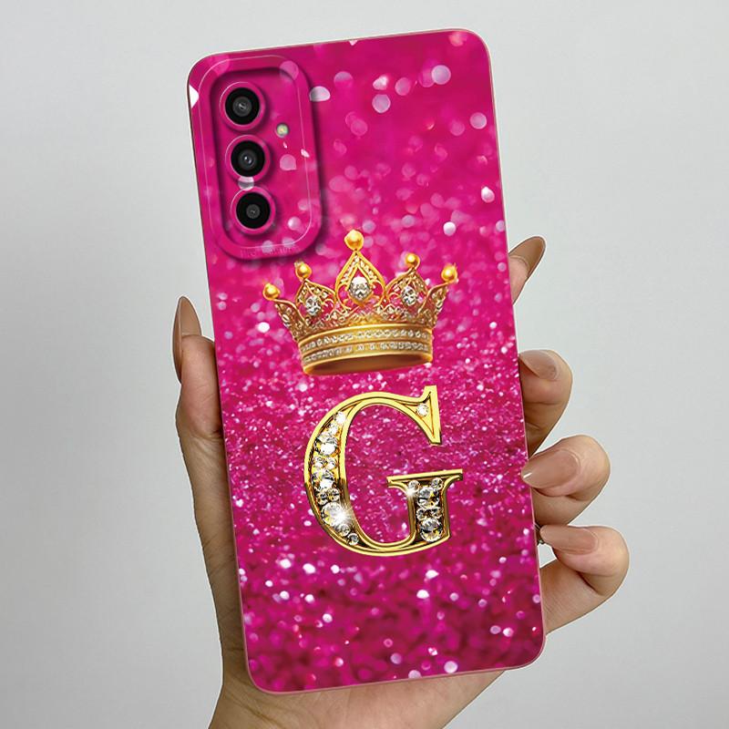 Чехол для Samsung Galaxy M13 M23 Buddy 2, Мягкий силиконовый чехол с буквами и короной для Samsung M13 4G M 23, Ударопрочные задние крышки