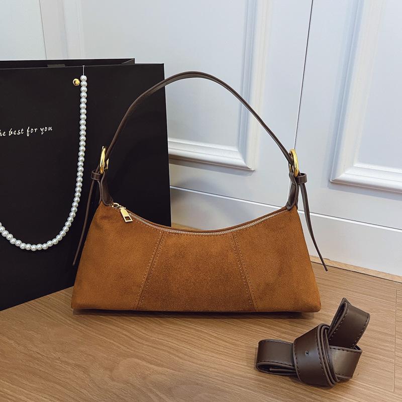 Женская ретро сумка кроссбоди большой вместимости - Новый текстурированный дизайн, Универсальная и повседневная ежедневная сумка под мышкой