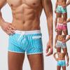 Модные мужские дышащие плавки, брюки, однотонные купальники, пляжные шорты, тонкая одежда