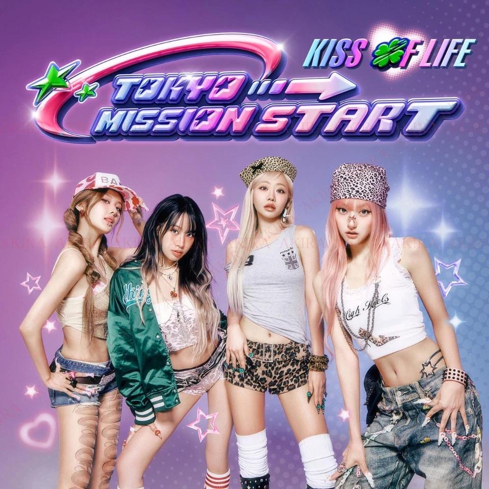 KISS OF LIFE JAPAN 1-й мини-альбом TOKYO MISSION START ВСЕ версии. ЗАПЕЧАТАННЫЙ CD