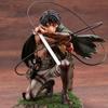 18CM Anime Figure Attack On Titan Levi Ackerman Fortitude Sword Detachable Model Toy PVC Special Edition Scene Bloody Battle