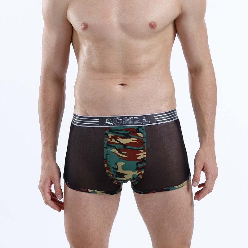 Хлопковые мужские брюки, тонкие срезы не оставляющих следов боксерских трусов, дышащие брюки для мальчиков, летние удобные шорты Tide Four Corner