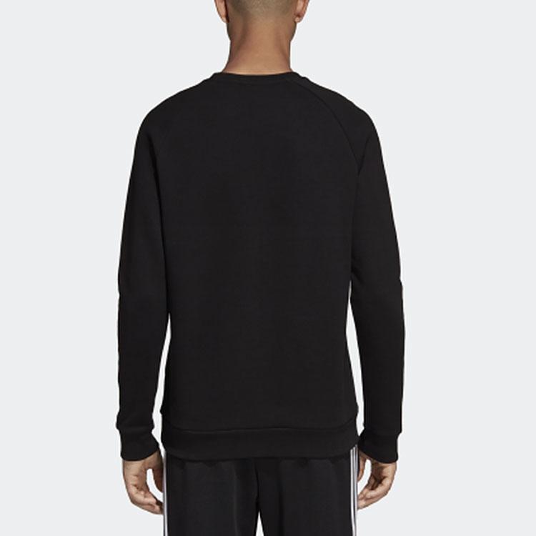 Adidas Originals Essential Crew Sweatshirt Men Tops Black DV1600