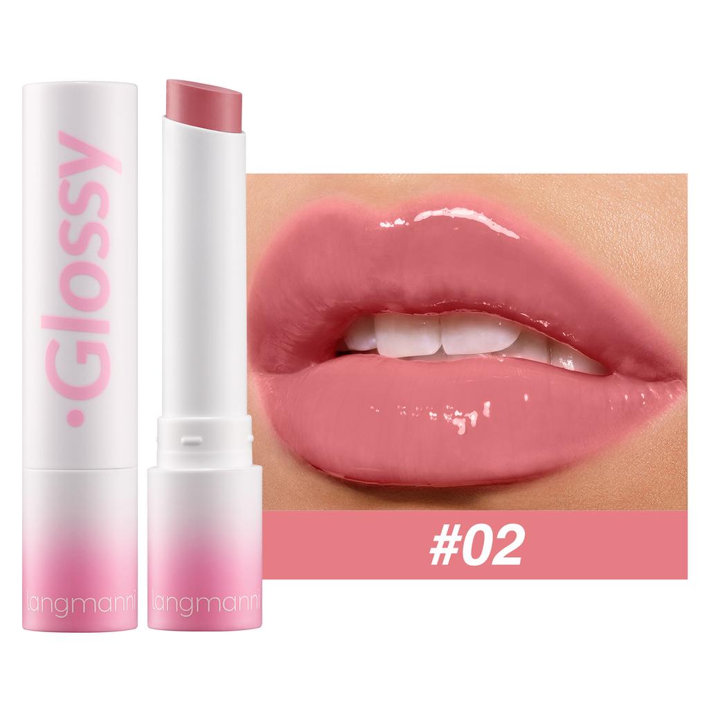 Langmanni 8-цветная увлажняющая помада, увлажняющая, питательная, пухлая, глазурь для губ, желейная помада, супер питательная помада
