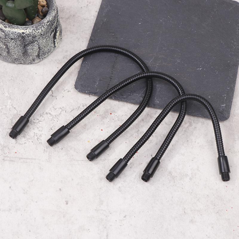 1Pc Led Gooseneck Metal Hose Dia 6Mm Bendable Diy Black Shaping Universal Soft Tube For Table Lamp Spotlight Floor Lamp
