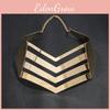 Fashionable V Shaped Hollow Design Women Metal Necklace Collar Choker For Gift Giving And Travel