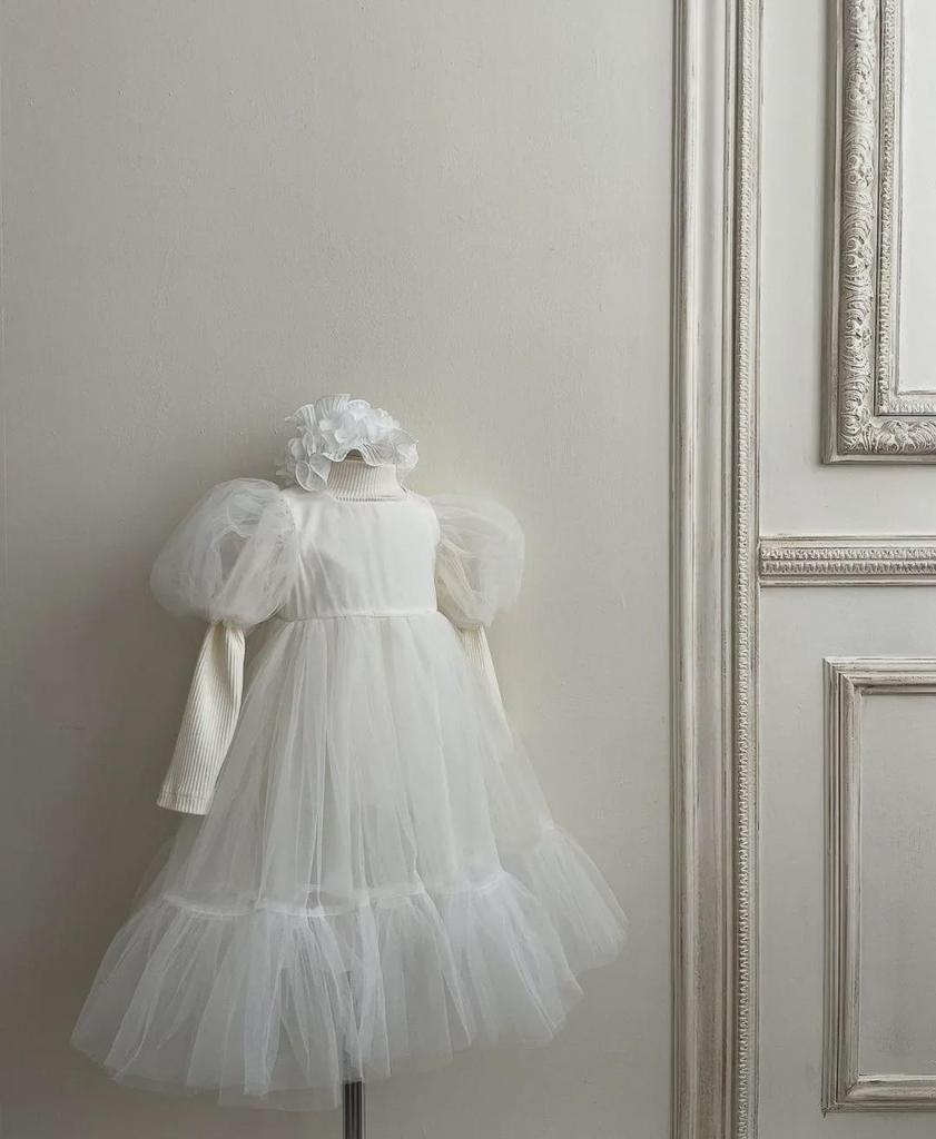 Лето 2024 Платье Маленькой Принцессы: Юбка-сетка для девочки на День защиты детей