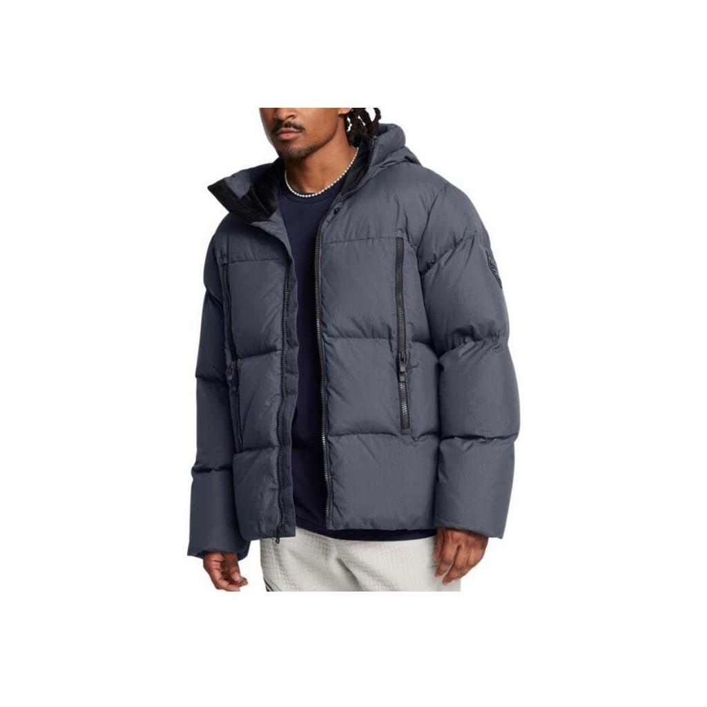 Under Armour Безграничная теплая мягкая удобная куртка с капюшоном мужская куртка темно-серая 1384641-044