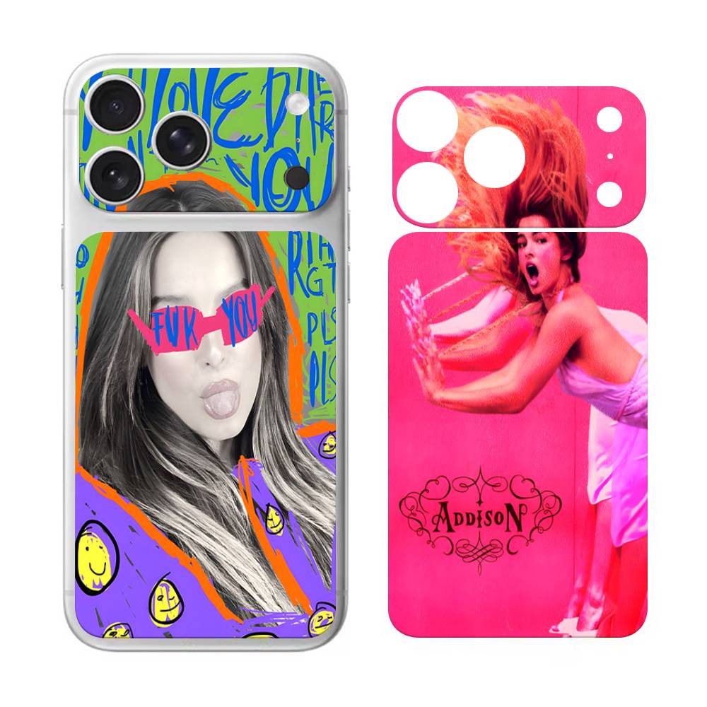 A-Addison Rae Для iPhone 17 Pro/17 Pro Max Защитная пленка Для задней панели, камеры(Не чехол для телефона)