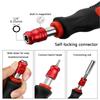 Magnetic Ratchet Screwdriver Bit Holder Security Bit Antislip Handle 1/4'' 6.35mm Handle Magnetic Bit Driver