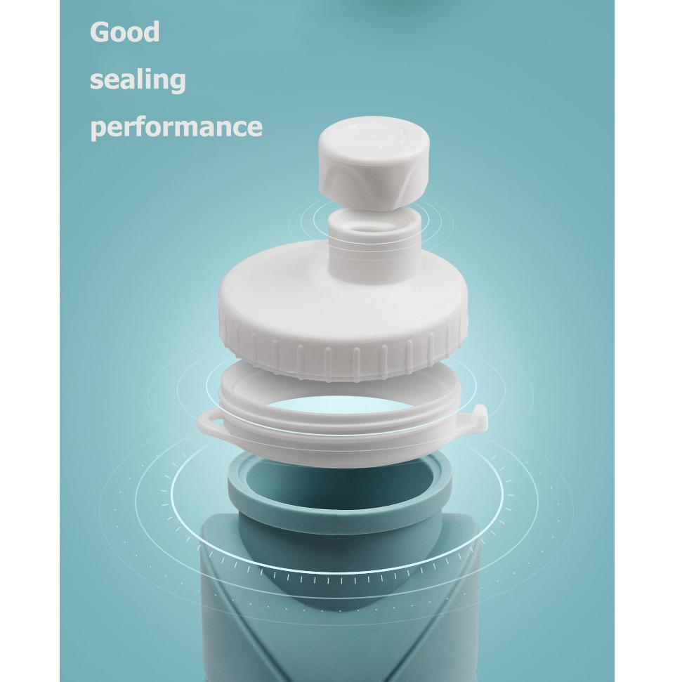 Спортивный чайник, пищевая силиконовая складная чашка для воды, портативная чашка для езды на велосипеде, вес нетто 145 г