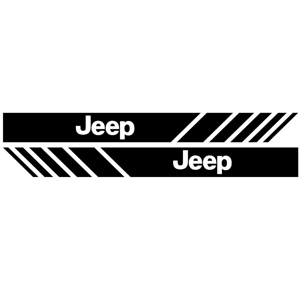 2Pcs Car Rearview Mirror Sticker Decal Waterproof Car Exterior Accessories For Jeep Wrangler Grand Cherokee Compass Renegade