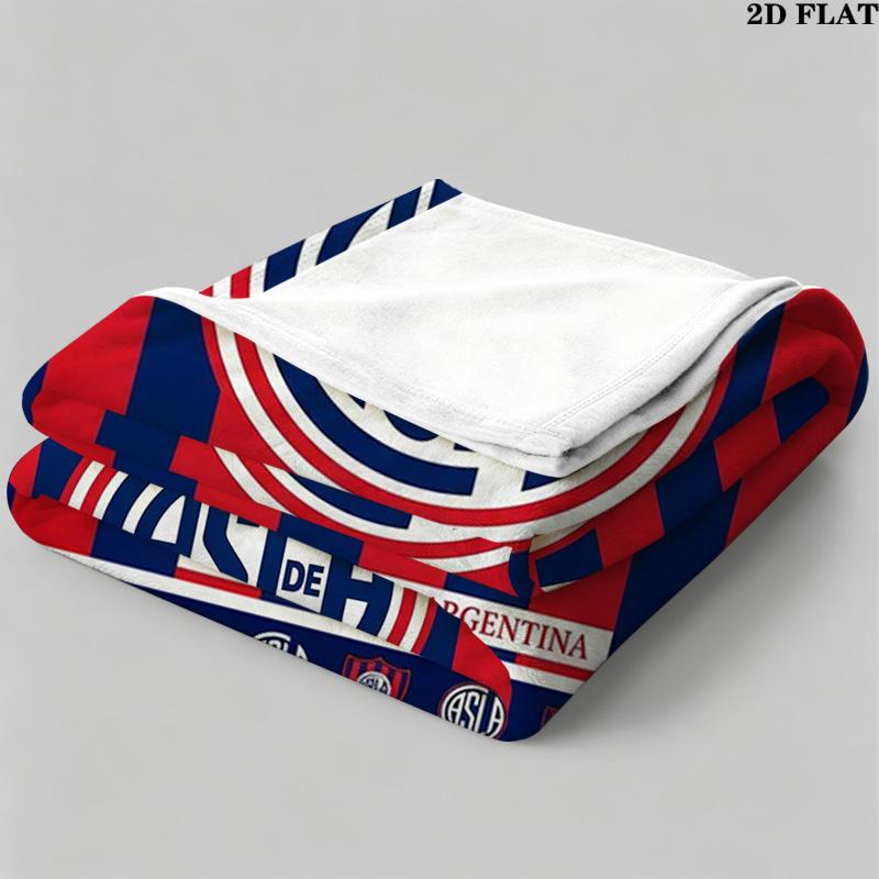 San Lorenzo Print Flannel Blanket High Quality Warm Comfortable Cover for All Seasons Perfect for Gifts Home Decor