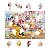 Tenyo Disney Mickey Mouse Child Puzzle Set 40, 60, 80 Pieces Antibacterial Coating Storage Cover for Kids 3 Years and Up