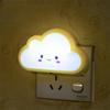 Мультяшный Облако Энергосберегающий Светодиодный Ночник Вилка США Прикроватная Лампа Домашний Декор