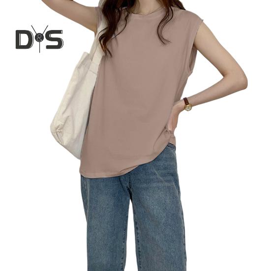 Женская летняя футболка с круглым вырезом, короткими рукавами, однотонная футболка, однотонная свободная посадка, повседневные топы, повседневная одежда