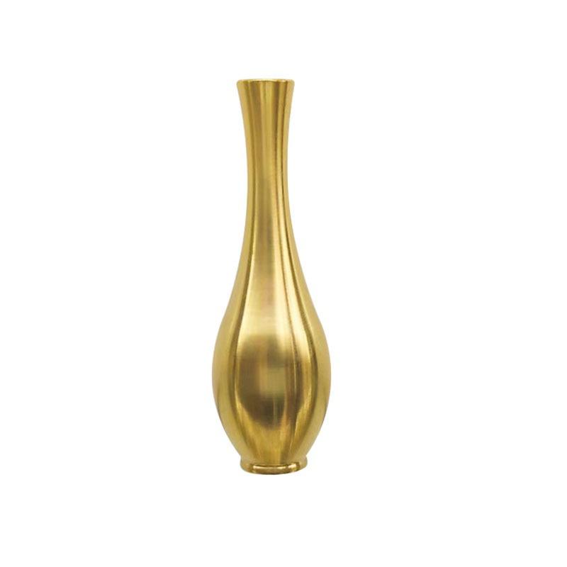 1PC Mini Vintage Vase Ornament Home Decoration Retro Brass Flower Bottle Figurines Decorative Crafts