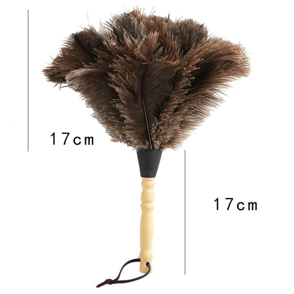 Hand Household Cleaning Tool Ostrich Feather Brush Duster Dust Removal Ostrich Feather Fur Brush