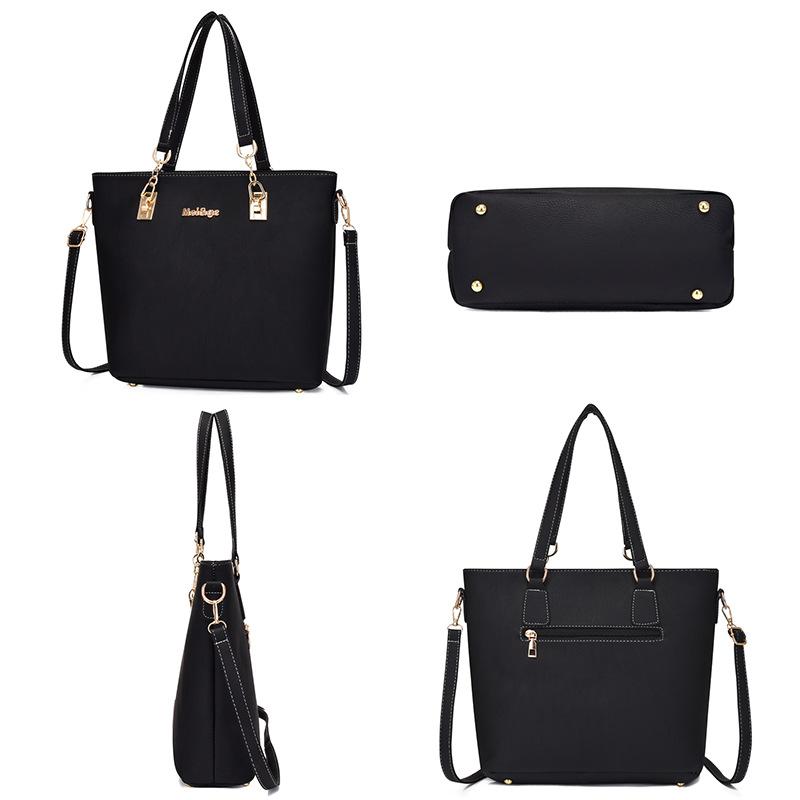 Новые женские сумки, модные, вместительные, из мягкой кожи, сумки для мамы и ребенка, однотонные сумки через плечо, сумки-мессенджеры, портативные женские сумки