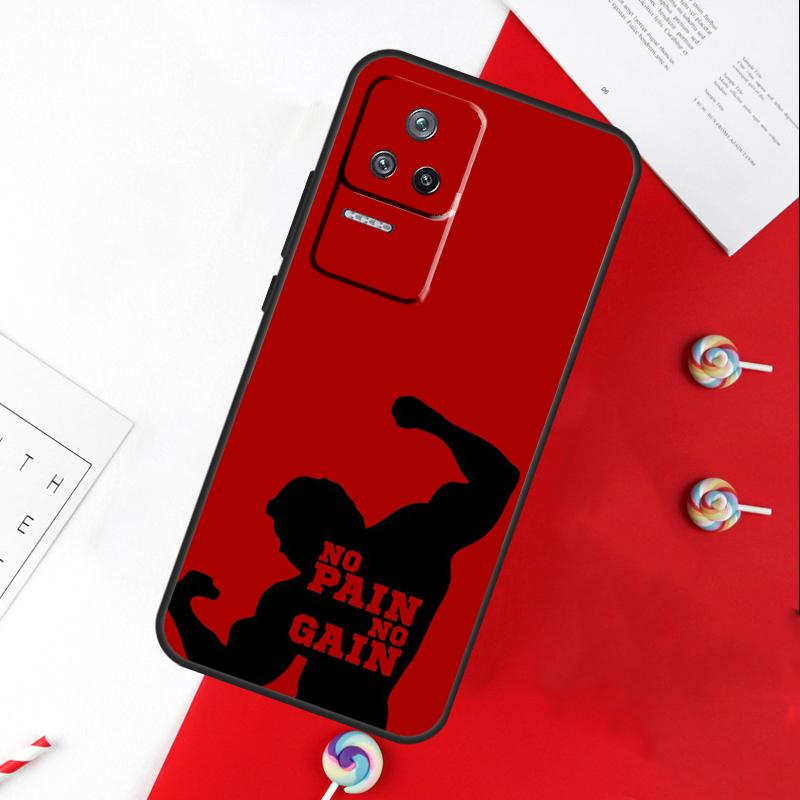 Без боли нет достижений Чехол для Xiaomi 14T 11T 12T 13T Pro 13 14 15 Ultra POCO X7 Pro X3 X5 X6 F5 F6 M6 Pro