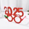 4pcs Christmas Glasses 2025 New Year Party Photo Props Xmas Decorations Kids Adult Eyeglasses Photobooth Gifts Home Supplies