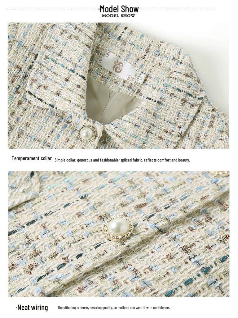 Модная короткая куртка мамы 2024: Весенне-осенний стиль для женщин среднего и пожилого возраста