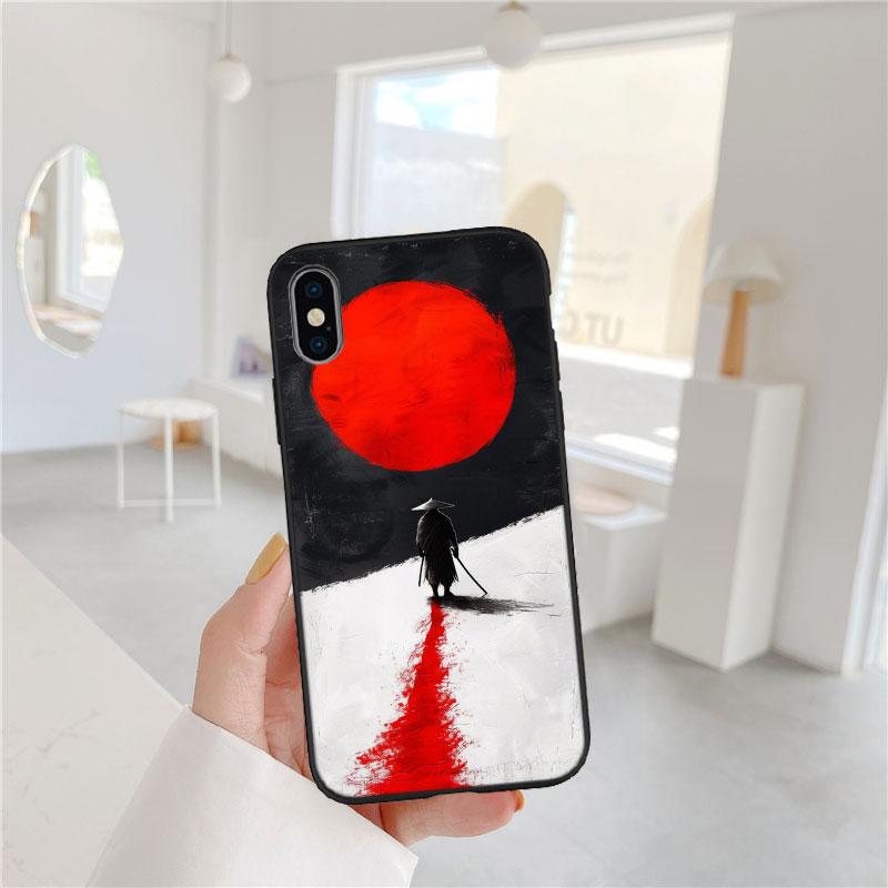 CJ70 Japan Samurai Soft Shell Phone Case for Redmi Note 8 9 Pro Max 9S 9T 9C NFC 8T 8A 10A A4