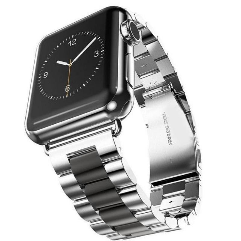 Классический металлический ремешок Iwatch для Apple Watch Band 304 из нержавеющей стали для серий Iwatch 1 2 3 4 5 6 7 8 SE Бесплатный инструмент для регулировки